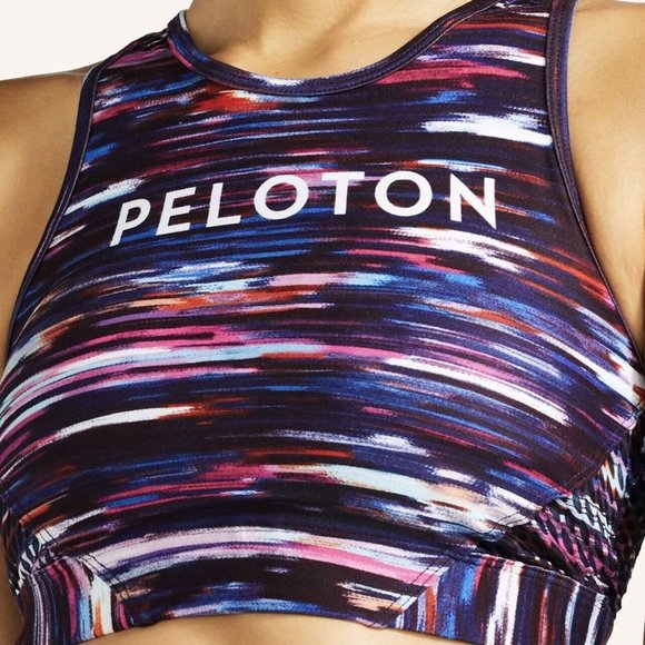 Peloton x WITH Womens Melody High Neck Sports Bra Women's Medium NWT - Picture 4 of 10